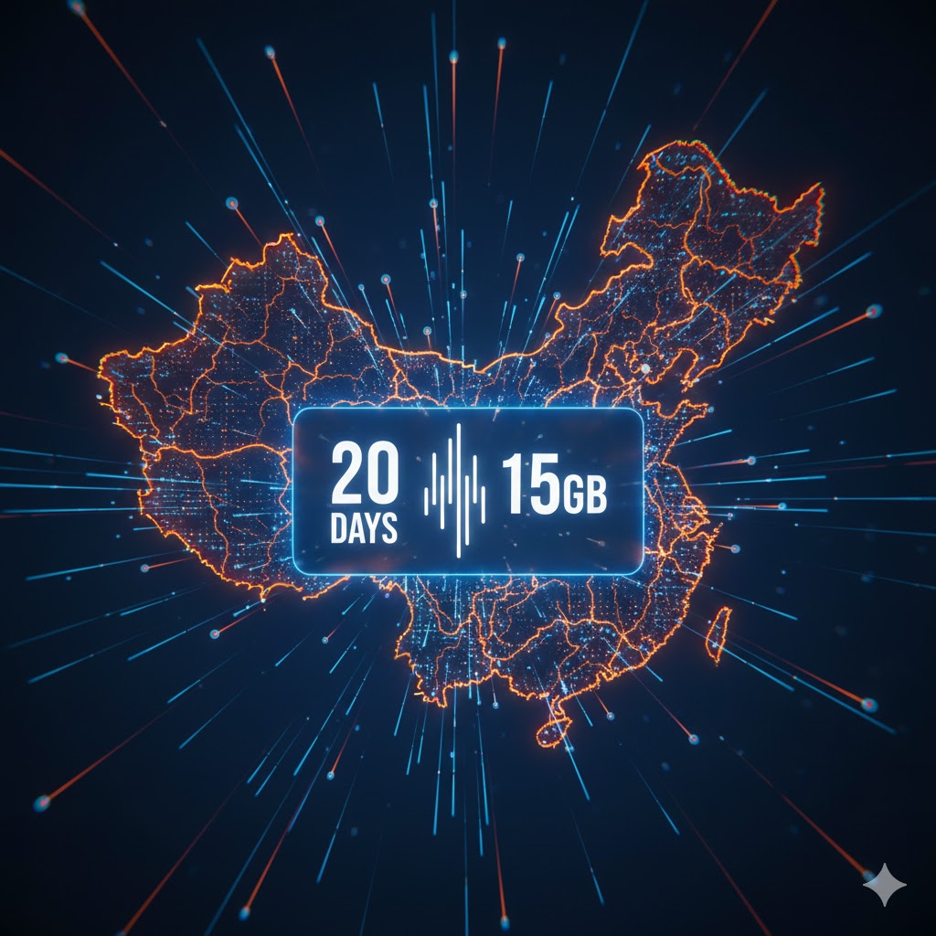 內地20天15G